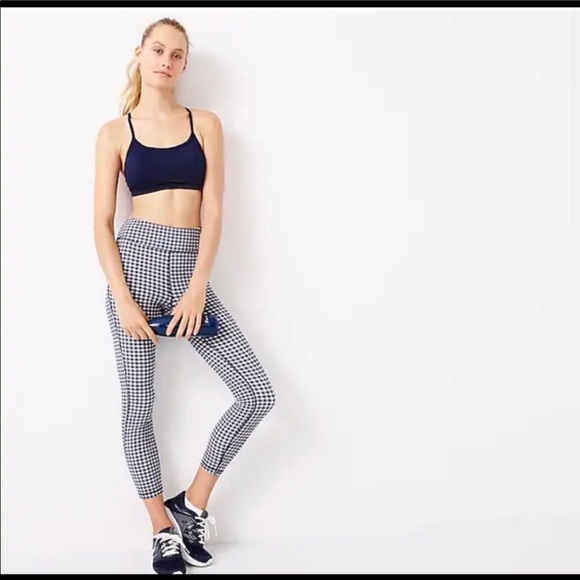 J Crew gingham puckered legging - Picture 3 of 4